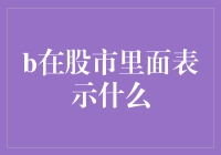 股市中的B：从基本概念到高级运用