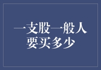 一支股票，一般人要买多少？——股票投资中的数量谜题