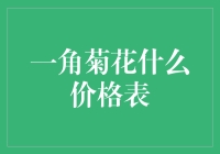 一角菊花价格表及市场态势分析报告