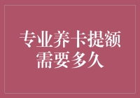 专业养卡提额需要多久：打造信用卡管理的艺术