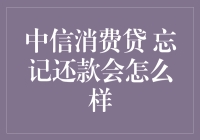 中信消费贷忘记还款会怎么样？别急，这里有你想要的答案