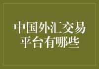 中国的外汇交易平台咋这么多呢？