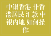 中银香港非香港居民汇款攻略：请勿让您的钞票藏在枕头里哭泣