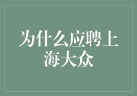 应聘上海大众：把握机遇，塑造未来