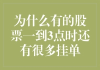 为什么有的股票在交易日最后时刻依然存在大量挂单：市场行为与策略分析