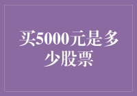 股票市场入门：用5000元投资，如何买到更多股票？