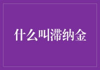 滞纳金：法律与经济中的隐形罚金