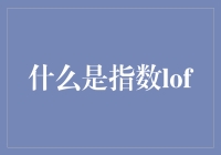 指数LOF：深入解析这一金融领域的前沿工具