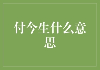 付今生：在时空交错中的生命寄托