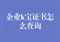 为什么你的企业k宝证书总是查不到？揭秘解决之道！