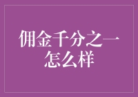 佣金千分之一：在数字浪潮下的微妙平衡