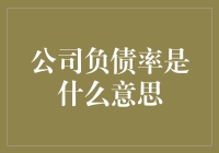 公司负债率含义与分析：洞察企业财务健康的关键指标