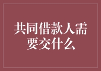 共同借款人需要交什么？一份友谊，还是生命？