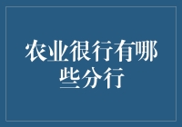 农行不是银行，农业银行的分行带你走进田野的金融世界