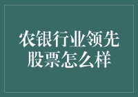 农银行业领先股票的投资前景分析