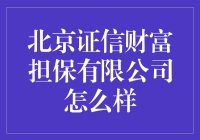 北京证信财富担保有限公司：一个巨无霸的励志故事