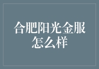 合肥阳光金服：投资界的阳光能否照亮你？