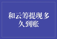 你问我云筹提现多久到账？我问你天上一天地上一年？