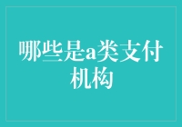 哪些是A类支付机构：支付行业的风向标