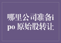 创新资本流动：哪里公司准备IPO原始股转让的机遇与挑战