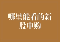 哪里能看的新股申购？全面解析新股申购渠道与策略