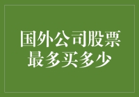 国外公司股票投资上限与风险管控：规避超额投资的策略分析