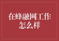 在蜂融网工作的那些事：技术与人文的完美融合