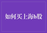 别傻了！你以为上海B股是你能玩的吗？