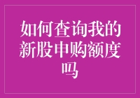 如何查询我的新股申购额度，还是个谜团？