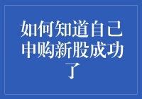 如何在新股申购后确认申购成功与中签结果