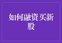 股票市场的投资新手：如何巧妙地融资买新股