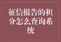 征信报告积分查询系统：您的信用财富管理专家