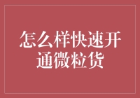 怎样才能秒开微粒贷？超实用教程来啦！