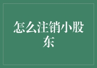 小股东权益保护与退出机制：如何合法有序注销小股东