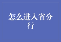 如何在竞争激烈的环境中脱颖而出：进入省分行的策略与技巧