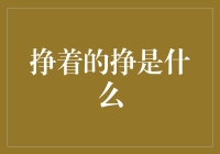 挣着的挣到底是什么鬼？——向挣字进军！