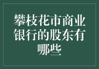 攀枝花市商业银行的股东构成解析：探秘地方金融机构的股东背景