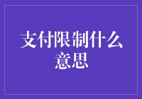 探讨支付限制：新形势下企业运营的挑战与对策