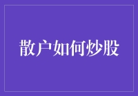 散户如何在股市中稳健盈利：策略与实战指南