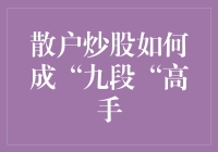 散户炒股如何成九段高手：策略、心态与实践