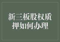 新三板股权质押全流程解析：办理步骤、风险提示与市场考量