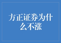 方正证券不涨之谜：多重因素交织下的市场解读