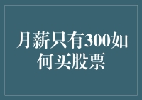 月薪只有300，如何巧妙买股票——从理财小白到投资高手的逆袭之路