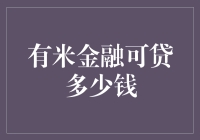 有米金融的贷款额度解析：深度解读可贷额度的决定因素