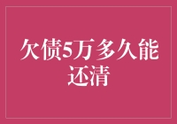 欠债5万，还清之旅：规划与策略