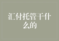 汇付托管：解锁资金安全托管的现代化解决方案