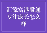 汇添富港股通专注成长：全面解析与投资建议