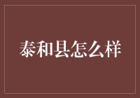 泰和县究竟怎么样？新手的金融指南！