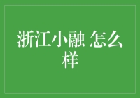 浙江小融：一场结合了科技与金融的魅惑之旅