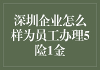 深圳企业为员工办理5险1金的策略与操作指南